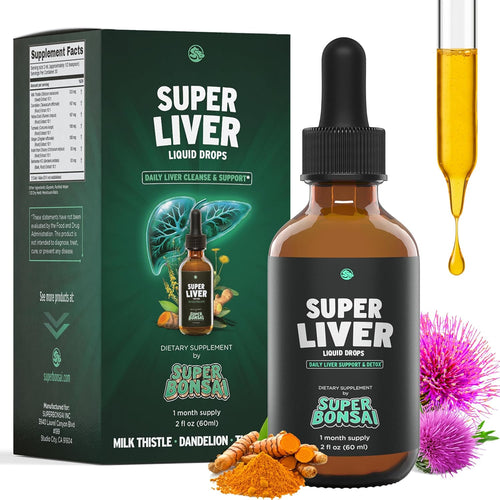 Super Bonsais Super Liver Support with Milk Thistle