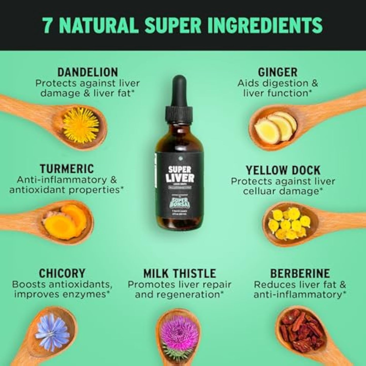 Super Bonsais Super Liver Support with Milk Thistle